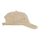 Recycled Cotton Washed 6 Panel Ballcap - Unisex Desert Khaki Right
