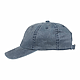 Recycled Cotton Washed 6 Panel Ballcap - Unisex Vintage Navy Left