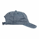 Recycled Cotton Washed 6 Panel Ballcap - Unisex Vintage Navy Right