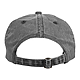Recycled Cotton Washed 6 Panel Ballcap - Unisex Black Back