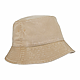 Recycled Cotton Vintage Washed Bucket Hat - Unisex Desert Khaki RIGHT