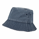 Recycled Cotton Vintage Washed Bucket Hat - Unisex Vintage Navy LEFT