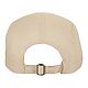 Recycled Cotton Ripstop 5 Panel Cap - Unisex Desert Khaki BACK