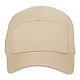 Recycled Cotton Ripstop 5 Panel Cap - Unisex Desert Khaki FRONT