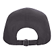 Recycled Cotton Ripstop 5 Panel Cap - Unisex Grey Storm BACK