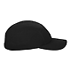 Recycled Cotton Ripstop 5 Panel Cap - Unisex Black RIGHT