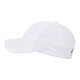 Recycled 6 Panel Perforated Back Ballcap - Unisex White LEFT