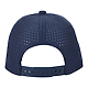 Recycled 6 Panel Perforated Back Ballcap - Unisex Vintage Navy BACK