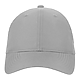 Recycled 6 Panel Perforated Back Ballcap - Unisex Silver