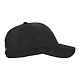 Recycled 6 Panel Perforated Back Ballcap - Unisex Black RIGHT