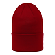 Recycled Knit Beanie - Unisex Vintage Red Back