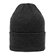 Recycled Knit Beanie - Unisex Heather Dk. Charcoal Front