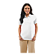 DARA SS Polo - Women's White BACK