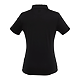 FootJoy Women's Solid Lisle Polo Black Back
