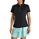 FootJoy Women's Solid Lisle Polo Black