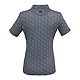 FootJoy Women's Short Sleeve Speckle Print Polo Black Back