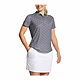 FootJoy Women's Short Sleeve Speckle Print Polo Black