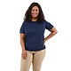 DARA SS Tech Tee - Women's Vintage Navy BACK