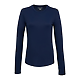 DARA LS Tech Tee - Women's Vintage Navy FRONT