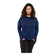 DARA LS Tech Tee - Women's Vintage Navy BACK