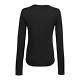 DARA LS Tech Tee - Women's Black BACK