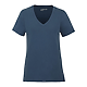 American Giant Classic Cotton V-Neck T - Women's Washed Navy Front