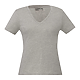 American Giant Classic Cotton V-Neck T - Women's Heather Grey Front