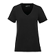 American Giant Classic Cotton V-Neck T - Women's Black Front