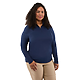 DARA Knit Quarter Zip - Women's Vintage Navy BACK