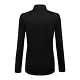 DARA Knit Quarter Zip - Women's Black BACK
