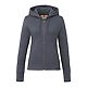 American Giant Classic Full Zip Hoody - Women's Steel Grey Front