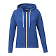 American Giant Lightweight Full Zip - Womens Essential Blue Heather FRONT