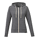 American Giant Lightweight Full Zip - Womens Grey Ink Heather