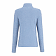 WELLABLE Women's Knit 1/4 Zip Moonlight Blue Heather Back