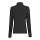WELLABLE Women's Knit 1/4 Zip Heather Dark Charcoal Back