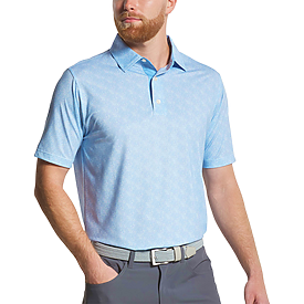 FootJoy Men's Short Sleeve Speckle Print Polo