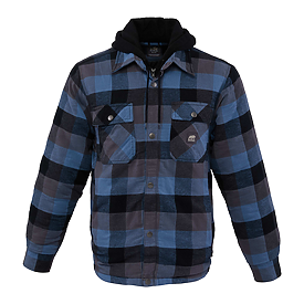 Berne Heartland Flannel Hooded Shirt Jacket