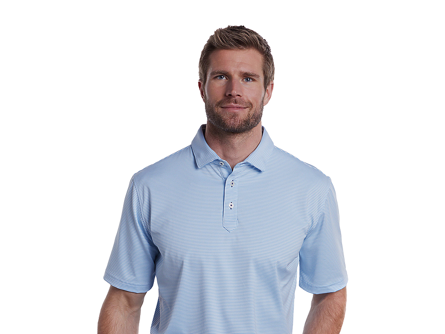 STITCH® Atlantic Stripe Polo Shirt - Men's