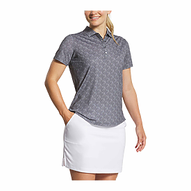 FootJoy Women's Short Sleeve Speckle Print Polo
