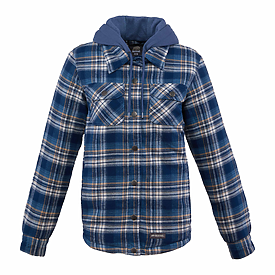 Berne Heartland Flannel Hooded Shirt Jacket