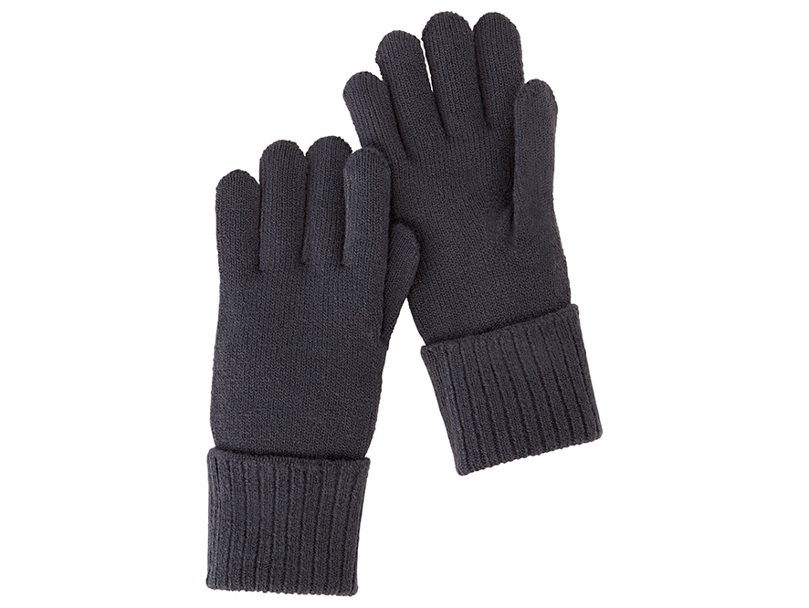 Mens black 2025 knit gloves