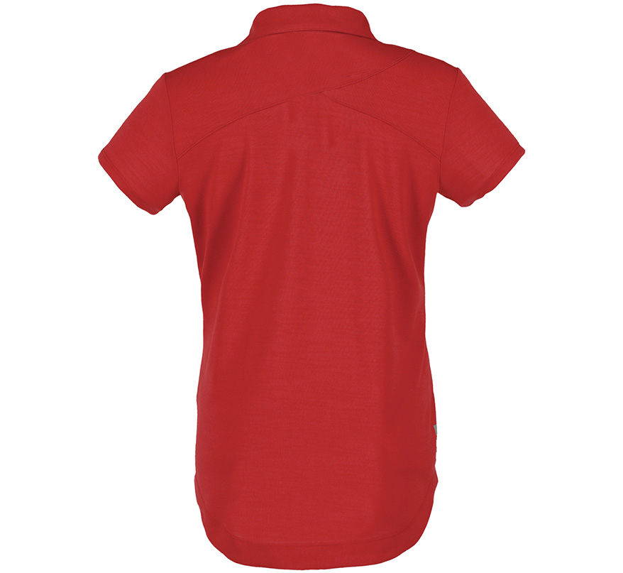 playera polo roja