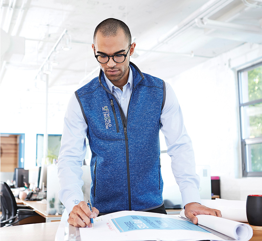 FONTAINE Knit Vest Trimark Sportswear Group