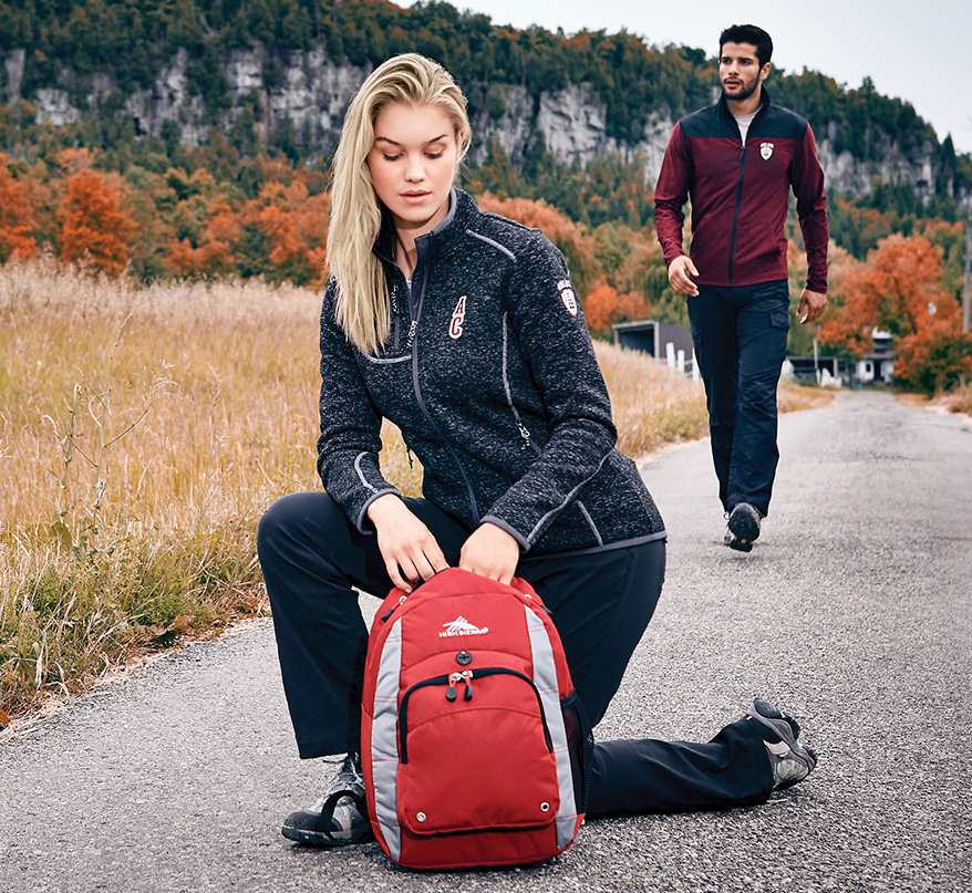 W) TREMBLANT Knit Jacket Trimark 