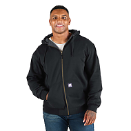 Berne Heritage Grid Fleece-Lined Zip Sweatshirt