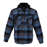 Berne Heartland Flannel Hooded Shirt Jacket