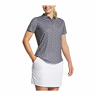 FootJoy Women's Short Sleeve Speckle Print Polo