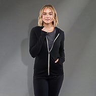 W-GARNER Knit Full Zip Hoody