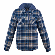 Berne Heartland Flannel Hooded Shirt Jacket